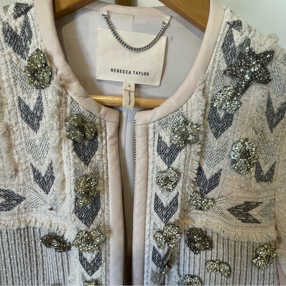 REBECCA TAYLOR Embellished Jacket - Picture 3 of 4